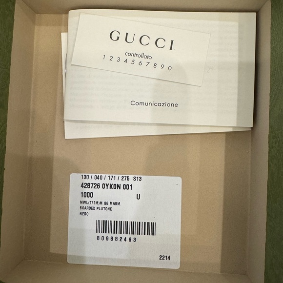 Men’s Gucci Bifold Wallet New and Authentic - Picture 4 of 6